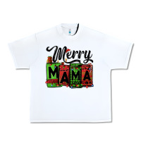 White merry mama Christmas Urban Heavy Tee - Jasminsmagicworld