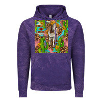 Cloud Purple western boer goat seamless pattern Vintage Hoodie - BundleAndBundleShop