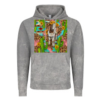 Cloud Rock western boer goat seamless pattern Vintage Hoodie - BundleAndBundleShop