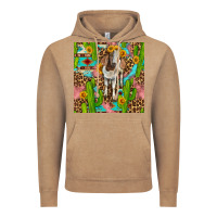 Vintage Coffee western boer goat seamless pattern Vintage Hoodie - BundleAndBundleShop