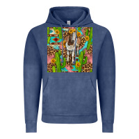 Vintage Denim western boer goat seamless pattern Vintage Hoodie - BundleAndBundleShop