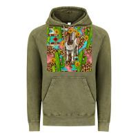 Vintage Olive western boer goat seamless pattern Vintage Hoodie - BundleAndBundleShop