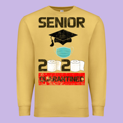 Senior 2020 Quarantined Premium Sweatshirt Designed By Bettercallsaul