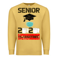 Antique Gold Senior 2020 Quarantined Premium Sweatshirt - Bettercallsaul