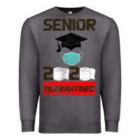 Charcoal Heather Senior 2020 Quarantined Premium Sweatshirt - Bettercallsaul