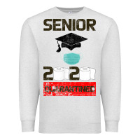 Oatmeal Heather Senior 2020 Quarantined Premium Sweatshirt - Bettercallsaul