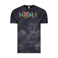 Cloud Black mama with bear Vintage Tee - Artiststas