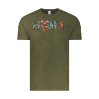 Vintage Olive mama with bear Vintage Tee - Artiststas