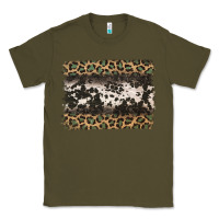 Army Green leopard cowhide pattern background Classic Tee - Jasminsmagicworld