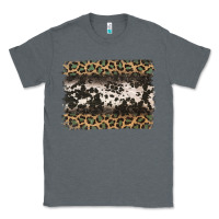 Charcoal Heather leopard cowhide pattern background Classic Tee - Jasminsmagicworld