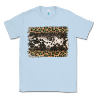 Dusty Blue leopard cowhide pattern background Classic Tee - Jasminsmagicworld
