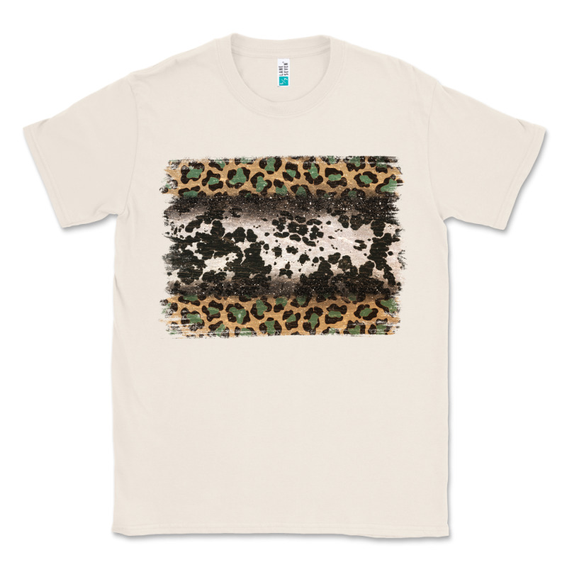 Leopard Cowhide Pattern Background Classic Tee by Jasminsmagicworld | Teevron