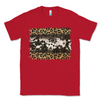 Red leopard cowhide pattern background Classic Tee - Jasminsmagicworld