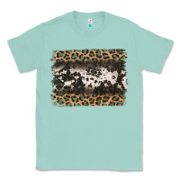 Seafoam leopard cowhide pattern background Classic Tee - Jasminsmagicworld