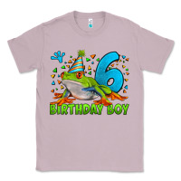 Lilac birthday boy frog age 6 Classic Tee - LillyAllenDesigns