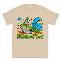 Mushroom birthday boy frog age 6 Classic Tee - LillyAllenDesigns