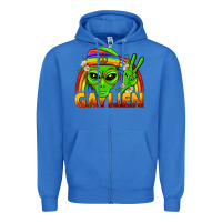 True Royal Gaylien LGBTQ Pride Zipper Hoodie - BundleAndBundleShop