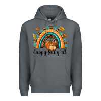 Rock Happy Fall Y'all Premium Hoodie - texasbilliewilder
