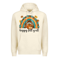 Sandshell Happy Fall Y'all Premium Hoodie - texasbilliewilder