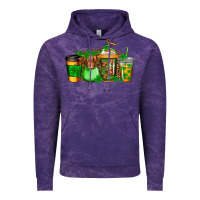 Cloud Purple longhaired cow st patricks coffee Vintage Hoodie - Jasminsmagicworld