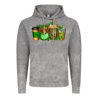 Cloud Rock longhaired cow st patricks coffee Vintage Hoodie - Jasminsmagicworld