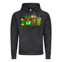Vintage Black longhaired cow st patricks coffee Vintage Hoodie - Jasminsmagicworld