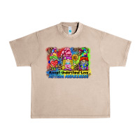 French Oak accept understand love autism awareness western background Urban Heavy Tee - BarkalooDesign