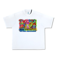 White accept understand love autism awareness western background Urban Heavy Tee - BarkalooDesign