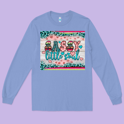 Sassy Little Soul Long Sleeve Tee Designed By Jahusdesignshop