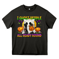 Asphalt I Ghost People All Ready Round Heavy Core Tee - texasbilliewilder