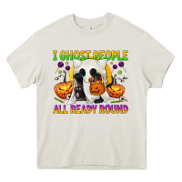 Cream I Ghost People All Ready Round Heavy Core Tee - texasbilliewilder