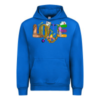 Cobalt love nurse mardi gras Urban Hoodie - OliviaCreatesArt