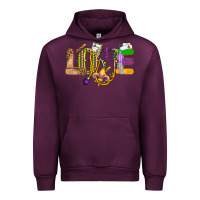 Mauve Wine love nurse mardi gras Urban Hoodie - OliviaCreatesArt