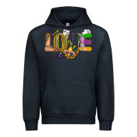 Navy love nurse mardi gras Urban Hoodie - OliviaCreatesArt