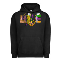 Pigment Black love nurse mardi gras Urban Hoodie - OliviaCreatesArt