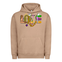 Pigment Burro love nurse mardi gras Urban Hoodie - OliviaCreatesArt