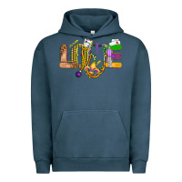 Pigment Midnight Navy love nurse mardi gras Urban Hoodie - OliviaCreatesArt