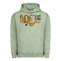 Pigment Oil Green love nurse mardi gras Urban Hoodie - OliviaCreatesArt