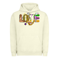 Pigment Pistachio love nurse mardi gras Urban Hoodie - OliviaCreatesArt