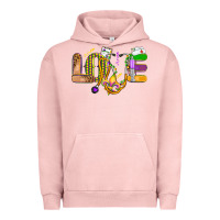 Pigment Salmon love nurse mardi gras Urban Hoodie - OliviaCreatesArt