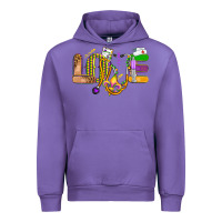 Tulip love nurse mardi gras Urban Hoodie - OliviaCreatesArt