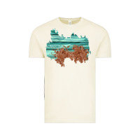 Vintage Arctic wood leather patch Vintage Tee - AdoDesignShop