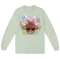 Matcha easter cow Long Sleeve Tee - MaliasSmallBusiness
