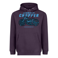 Plum American Chopper Heavyweight Hoodie - Bettercallsaul