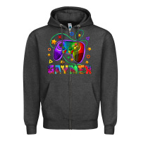 Charcoal Heather Western Gaymer Zipper Hoodie - BundleAndBundleShop