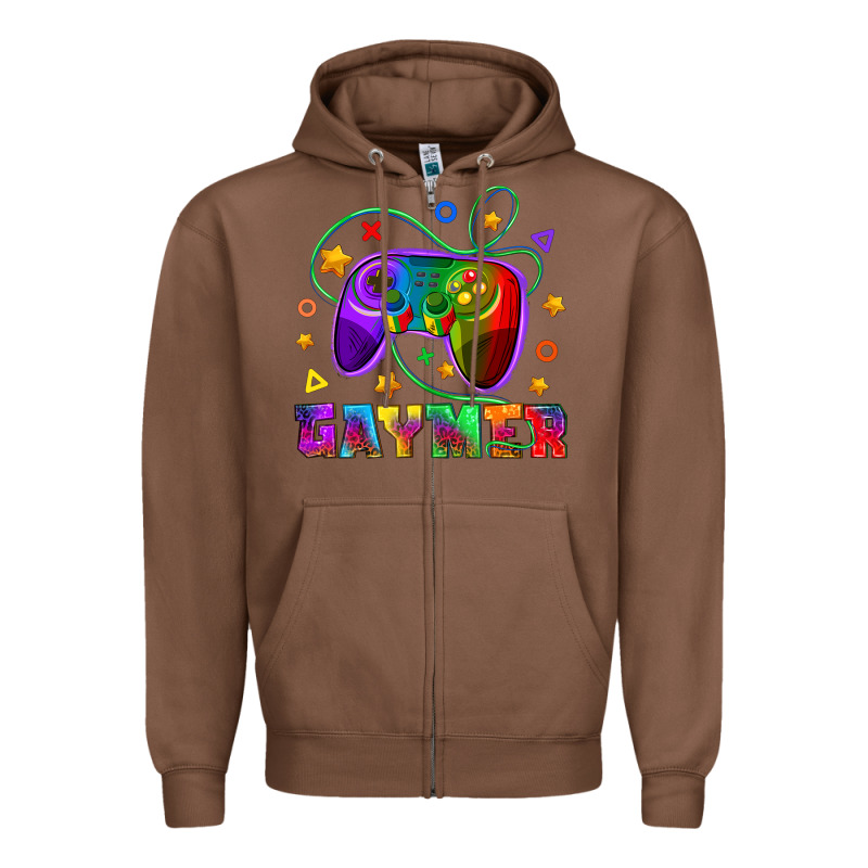 Western Gaymer Zipper Hoodie by BundleAndBundleShop | Teevron