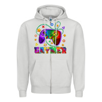 Dove Grey Western Gaymer Zipper Hoodie - BundleAndBundleShop