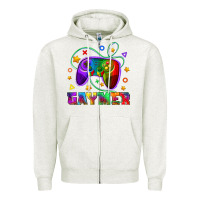 Oatmeal Heather Western Gaymer Zipper Hoodie - BundleAndBundleShop