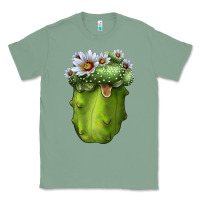 Sage blossfeldia cacti Classic Tee - LillyAllenDesigns