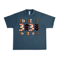 Midnight Navy three up three down Urban Heavy Tee - AdoDesignShop